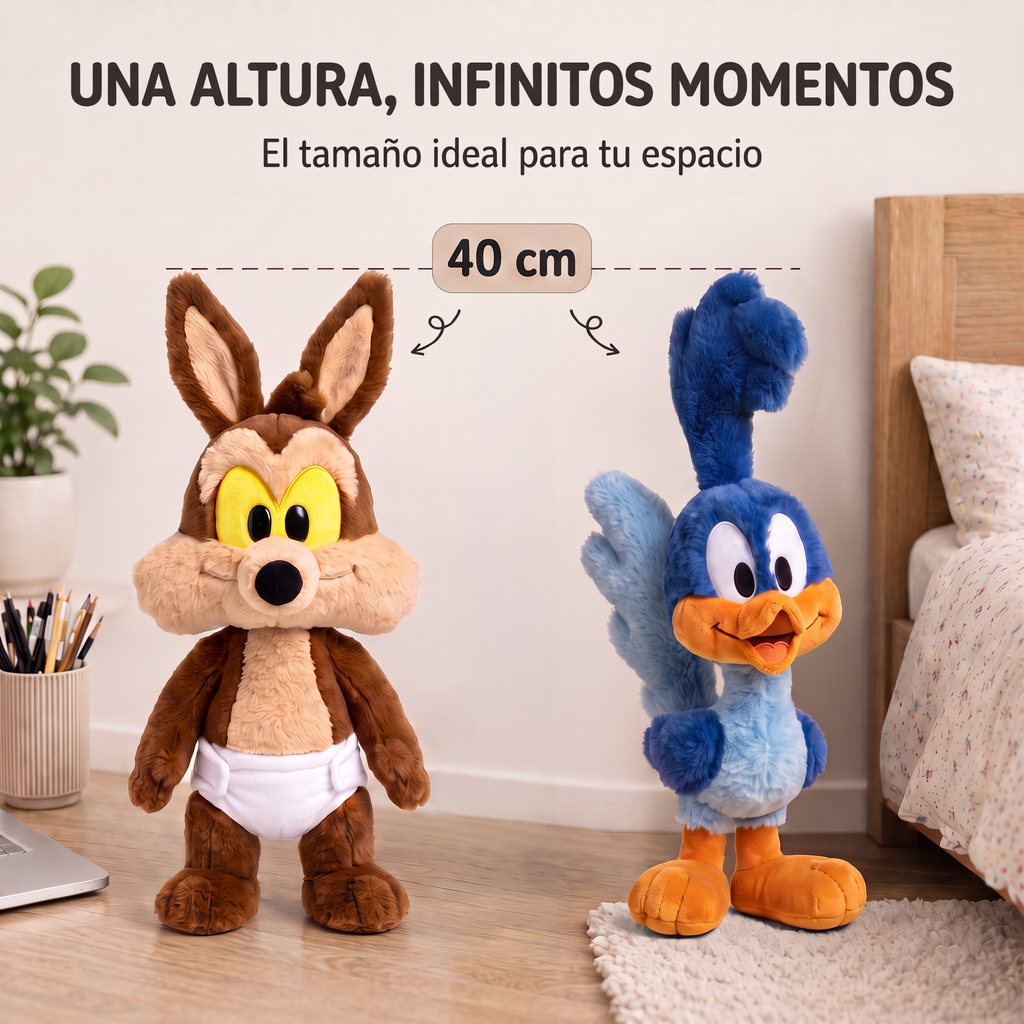 Peluche Retro que Corre de Verdad
