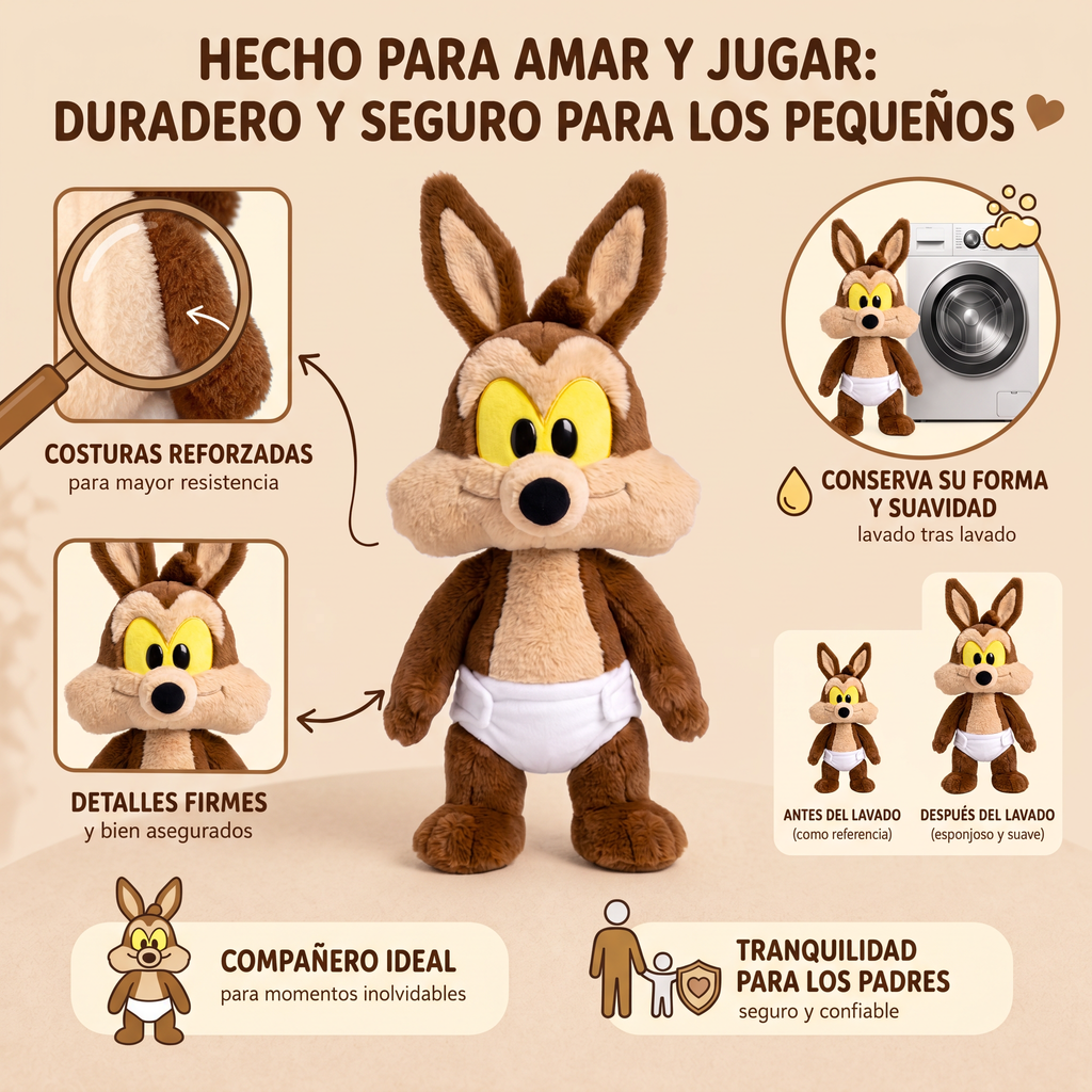Peluche Retro que Corre de Verdad